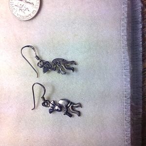 Silver earrings